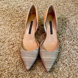 French Connection D’Orsay kitten heel